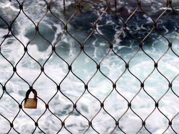 Full frame shot of chainlink fence