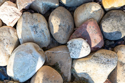 Full frame shot of stones