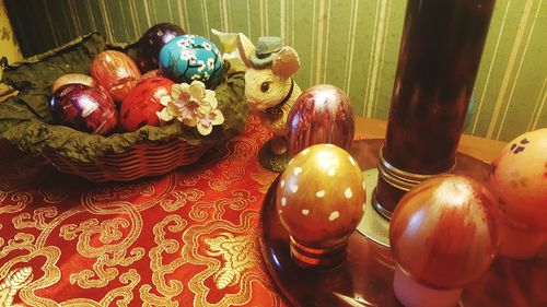 Close-up of christmas decoration