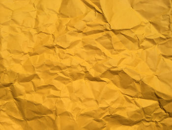 Full frame shot of yellow paper