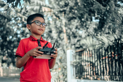 Young man using mobile phone