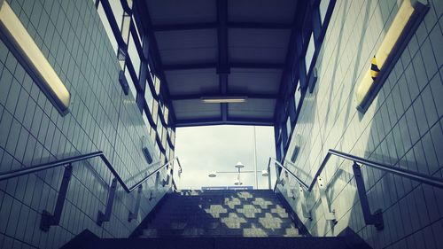 Staircase in modern building