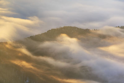 Low angle view of clouds in sky