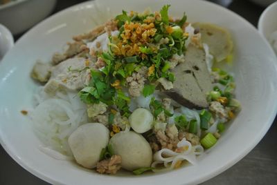 Close-up of food in plate