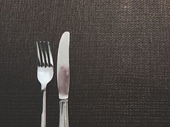 Close up view of fork