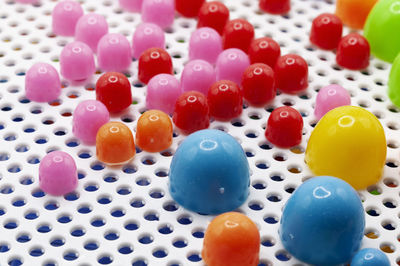 Full frame shot of multi colored candies