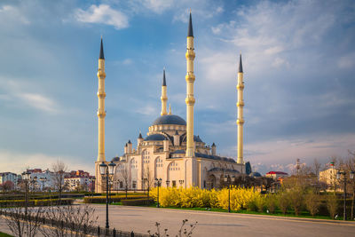 Mosque heart of chechnya  named after akhmat kadyrov in grozny.