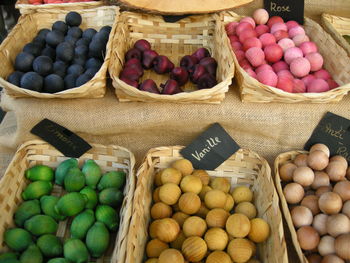 Fruits for sale in market