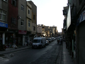 View of city street