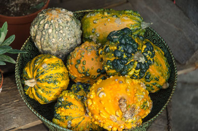 Close-up of yellow bell peppers