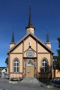 Cathedral against sky in city