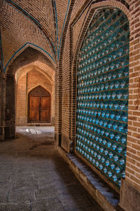 Corridor of old building