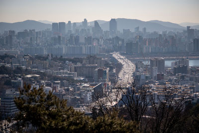 Cityscape against sky