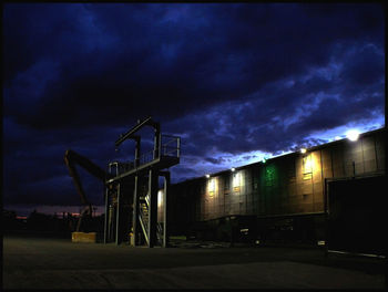 View of cloudy sky at dusk