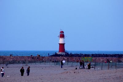 Lighthouse on beach