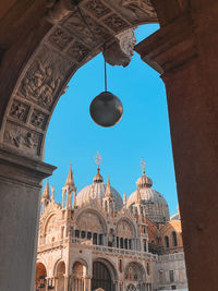 Low angle view of historical building