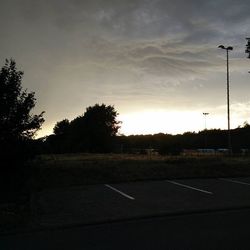 Road at sunset