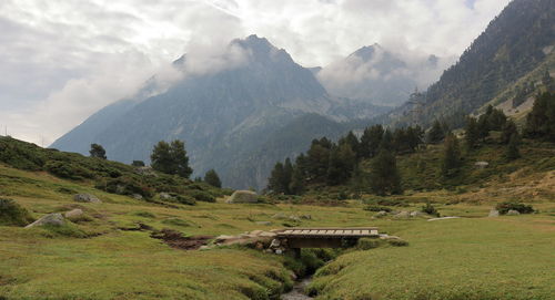 Scenic view of mountains