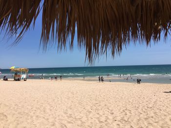 Scenic view of beach