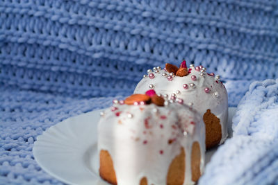 Close-up of cupcakes