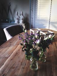 Close-up of vase on table