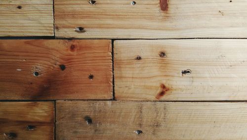 Close-up of wooden plank