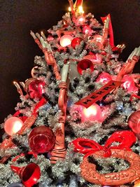 Close-up of christmas tree