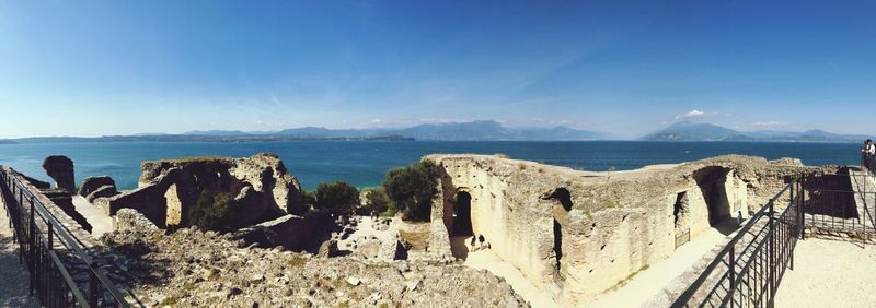 Panoramic view of sea against sky