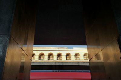 View of building in city at night