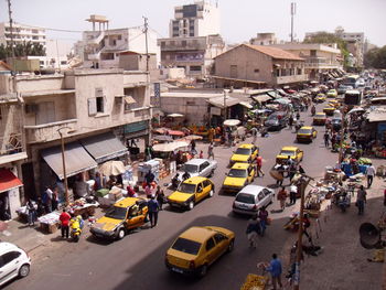 Street scene in dakar , senegal