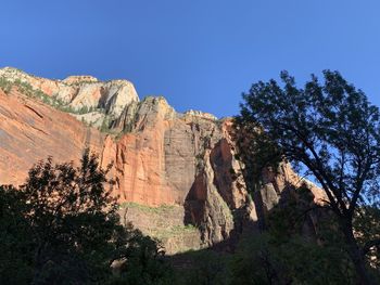 Rock formations on landscape