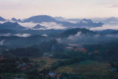 The dawn in lúp village.