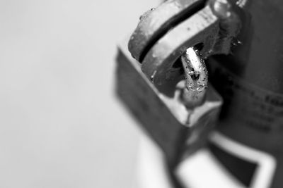 Close-up of woman hand