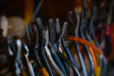 Close-up of metal