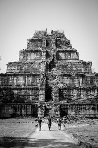 Low angle view of a temple