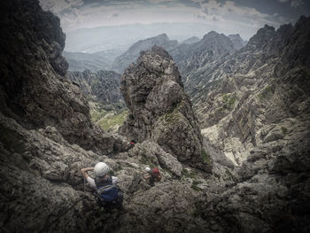 Scenic view of mountains