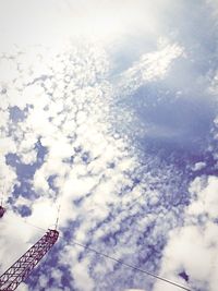 Low angle view of cloudy sky