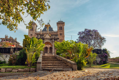 View of historic building against sky