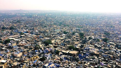 Aerial view of cityscape