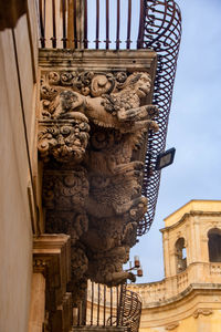 Low angle view of statue