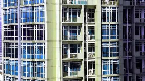 Full frame shot of modern building