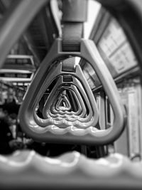 Full frame shot of spiral staircase