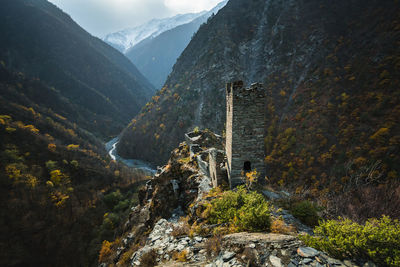 Scenic view of mountains