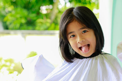 Portrait of a smiling girl