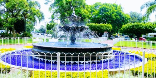 Fountain in park