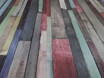 Full frame shot of multi colored flooring