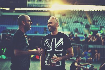 Woman photographing through smart phone