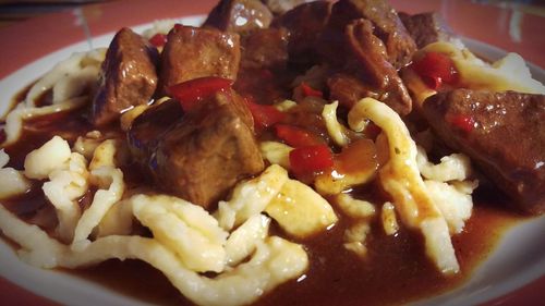 Close-up of food