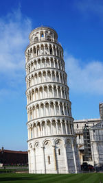 Low angle view of historical building against sky