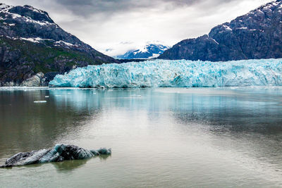 Glacier views at glacier bay nationalpark, alaska.